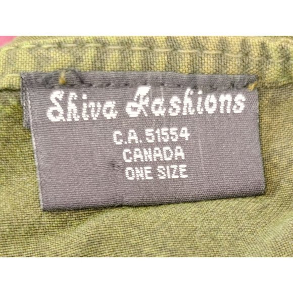 Shiva Fashions Women's Boho Sleeveless Dress One Size V Neck Multicolored Emboid - Picture 6 of 6